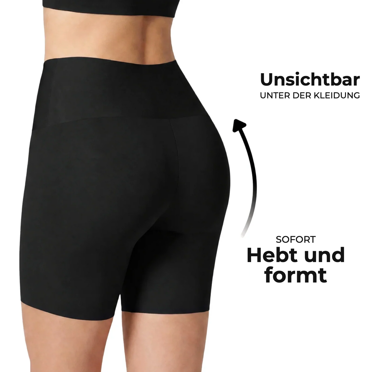 Formelle Shaper Shorts von hinten