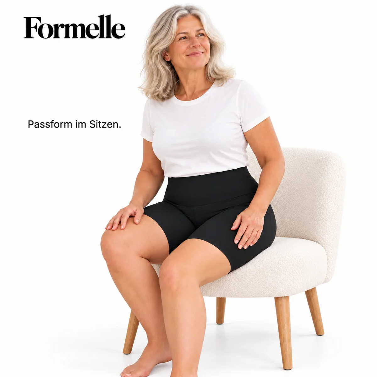 Formelle Shaper Shorts – Passform im Sitzen