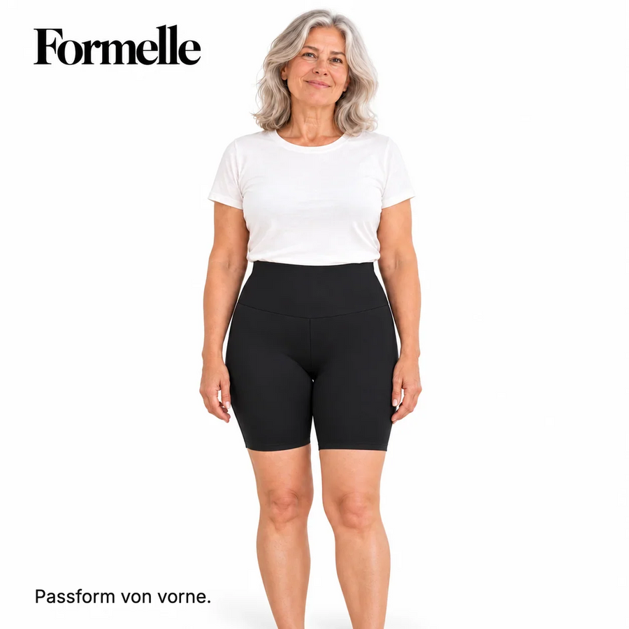 Anti-Roll Shaper Shorts mit hoher Taille